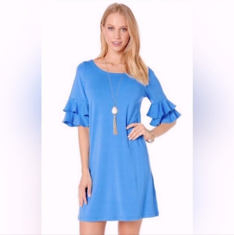 NWT Lilly Pulitzer Lula Dress Coastal Blue Small